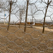 50M Chicken Wire Mesh Fencing Galvanised Netting Rabbit Fence Pet Garden 0.52 per metre