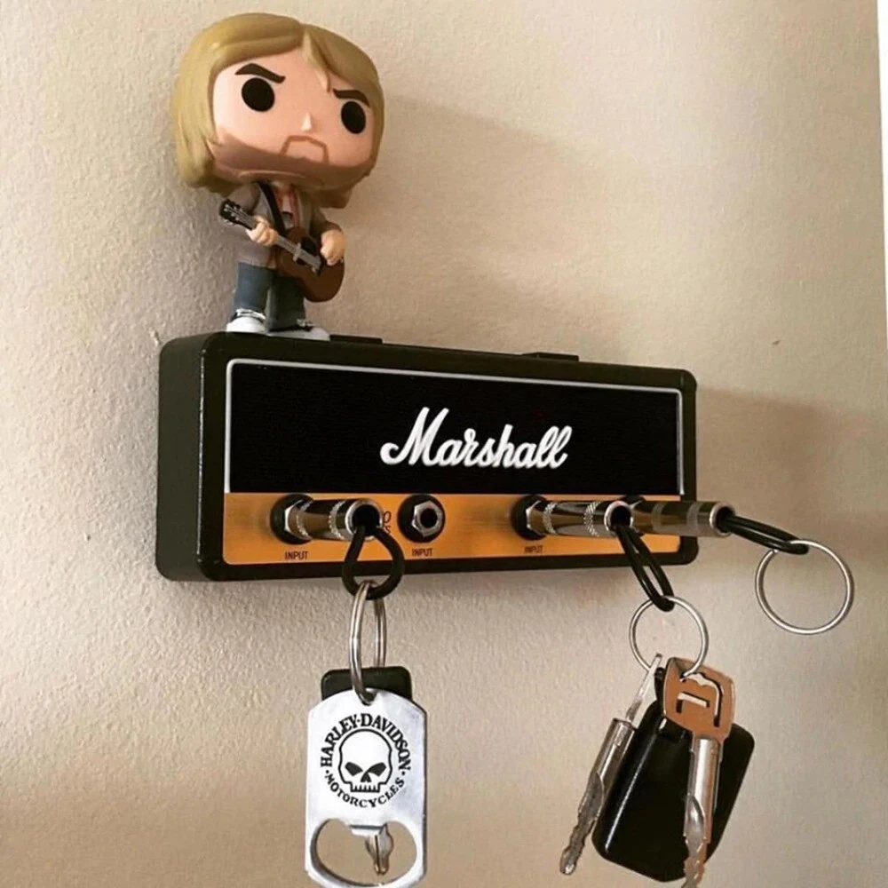 Keyring Wall Amp Marshall 4 Guitars Jack Standard Kit Fixing Motorcycle  Wall