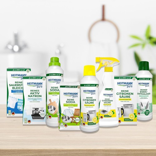 HEITMANN pure Reine Soda Ökologischer Vielzweck Reiniger Haushalt Garten 500g - Bild 2 von 4
