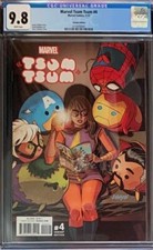 MARVEL TSUM TSUM #4 CGC 9.8 1:25 JOHNSON VARIANT MS KAMALA KHAN COMIC BOOK 1 NEW