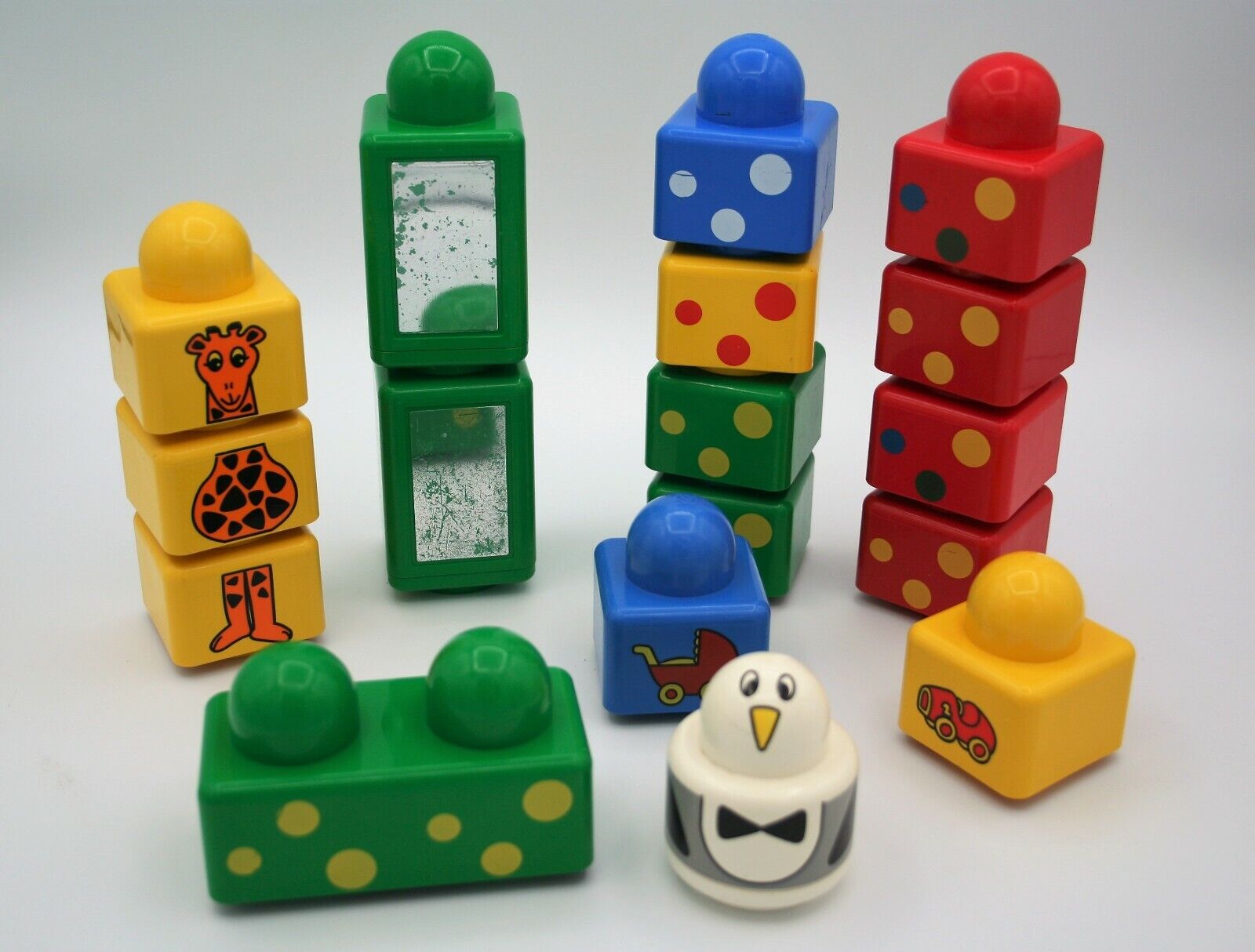 jage Trofast Susteen LOT LEGO DUPLO PRIMO BLOCKS GIRAFFE DOTS PENGUIN 31000 31001 VINTAGE  RETIRED | eBay