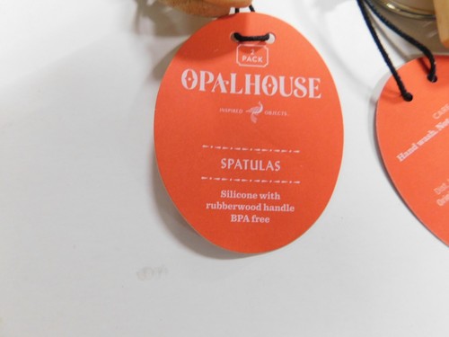 (Lot of 40) New Opalhouse (Target) Silicone Spatulas with Rubberwood Handles - Picture 2 of 5
