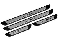 FüR VW Golf 7 VII SchrÄGhec Einstiegsleisten Sport Chrom Edelstahl 4-Tlg
