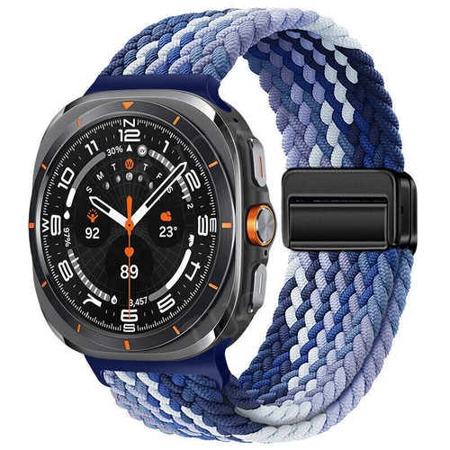 Magnetic Strap Band For Samsung Galaxy Watch Ultra 47mm Nylon Braided Bracelet - Picture 34 of 48