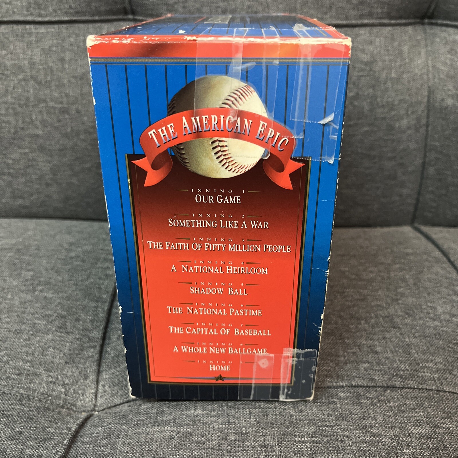 Baseball A Film by Ken Burns Nine Inning Boxed Set (VHS 1994, 9Tape