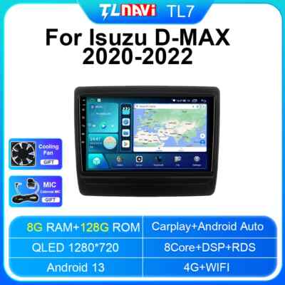 For Isuzu DMAX 2020-2022 Navigation GPS Auto Car Radio Multimedia Video Player