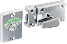 Toilet Bathroom Indicator Lock Bolt Facility Door Lock Privacy Chrome Brass