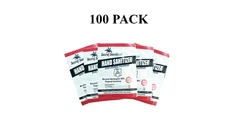 Hand Sanitizer Sanitizing Wipes 80% Alchohol Hand Wipes (100 PACK) INDIVIDUAL
