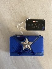 Cartera Capitán América (Marvel) Infinity Saga Metálica Cosplay Solapa de Loungefly