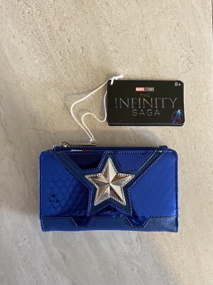 Captain America (Marvel) Infinity Saga Metallic Cosplay Flap Wallet
