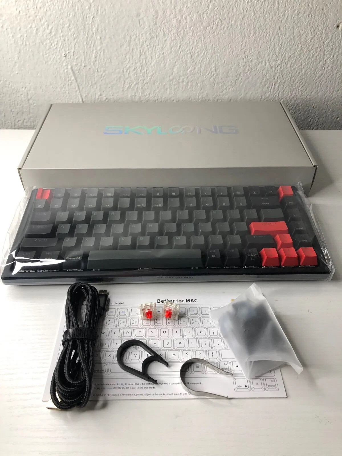 EPOMAKER GK84S 84-Key RGB Hot-Swap Wired/Bluetooth Mechanical Gaming Keyboard&nbsp;