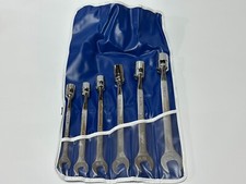 Sk Tools Usa New 6pc Sae 716-34 Flex Head Combination Wrench Set - 12 Point