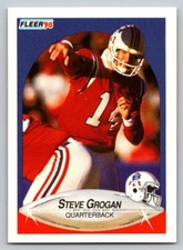 1990 Fleer - #319 Steve Grogan