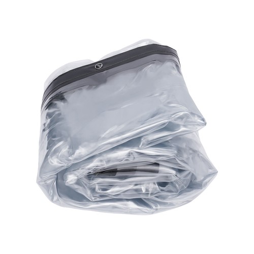 Outdoor Clear Tarp Curtain - Durable PVC Rain Shade for All Weather Use - Picture 4 of 17