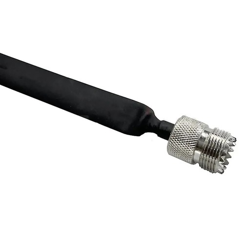New Metal Door Pass Through Flat RF Coaxial Cable UHF Female 12-Inch 50 Ohms - Picture 8 of 11
