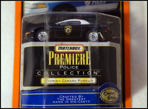 1998 Matchbox Premiere Collection Police Wyoming HP Camaro New Old Stock #Z574 - Picture 2 of 5