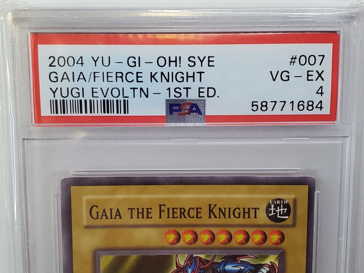 2004 Yu-gi-oh! Gaia The Fierce Knight 1st Edition SYE-007 2004 Yu-gi-oh! Gaia The Fierce Knight 1st Edition SYE-007