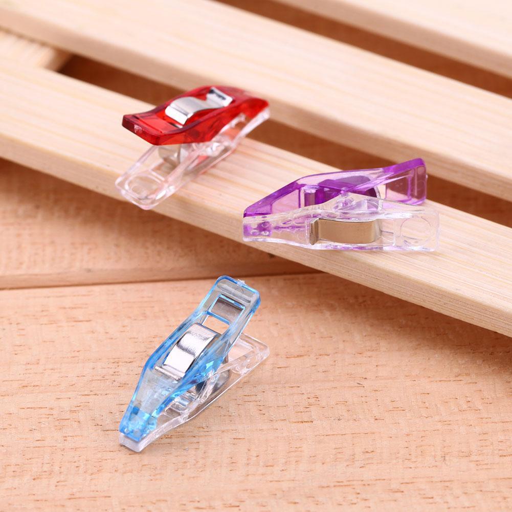 50pcs Plastic Wonder Clips Holder for DIY Patchwork Fabric Quilting eBay