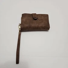 LBB Suede Style Wristlet Wallet