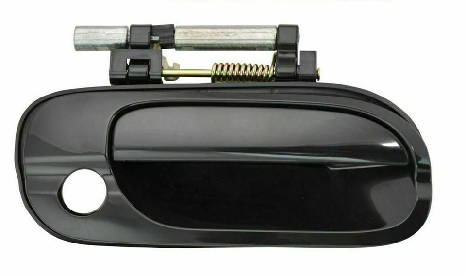 Outside Door Handles Set of 4 w/ Keyhole Black NEW for 2000-2006 Nissan Sentra - Image 4 of 4