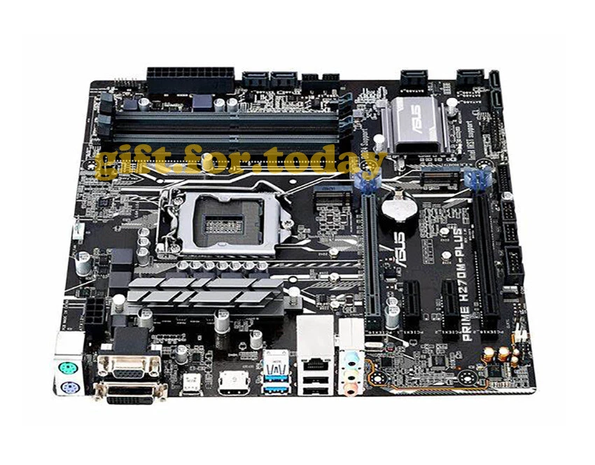 Asus PRIME H270M-PLUS Intel H270 LGA 1151 Motherboard DDR4 DIMM USB3.1 Micro ATX - Image 2 of 4