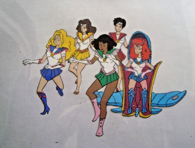 1993 Sailor Moon Team Original Production Cel Toon Makers FOX Saban Mercury  1D