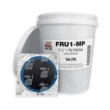 Rema Tip Top FRU1-MP – 2-1/2" Universal Tire Repair Patches, Box of 25