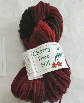 Cherry Tree Hill Knitting Yarn Hank 100% Wool EARTH Pot Luck Bulky 4 oz. 201 Yds
