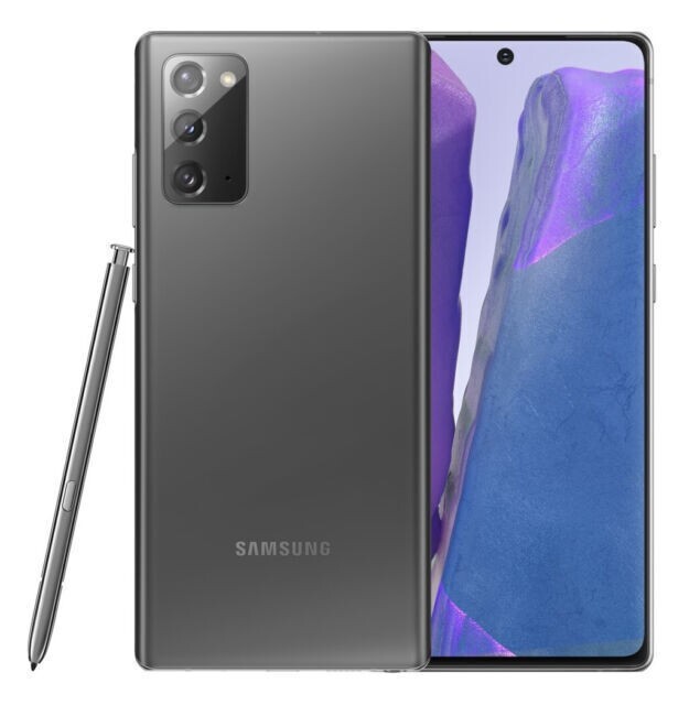 Samsung Galaxy Note20 5G SM-N981U - 128GB - Mystic Gray (Spectrum) Smartphone Samsung Galaxy Note20 5G SM-N981U - 128GB - Mystic Gray (Spectrum) Smartphone