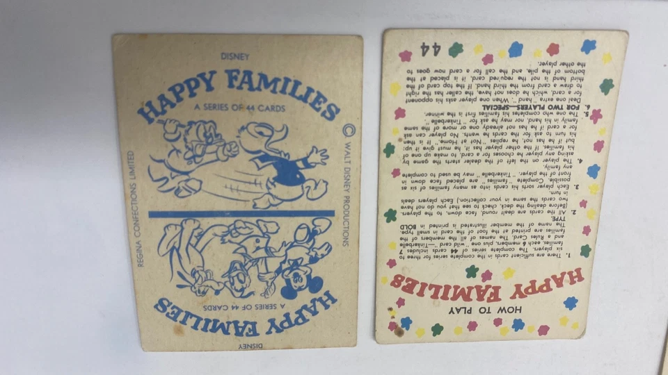 New Zealand  Disney 1964 Allens Regina Trading cards ( part set ) 39 cards - Image 3 of 3