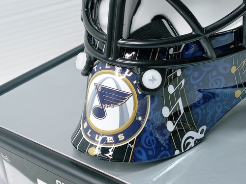 St. Louis Blues Franklin Sports Miniature Mini Goalie Mask /Open Box New - Picture 8 of 13