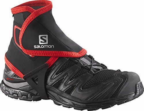 Salomon L38002100, Ghette Alte Trail Gaiters High Unisex Adulto, Nero, M (b7G)