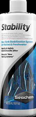 SEACHEM STABILITY 500 ML ( 16.9  fl. oz ) Bio-Filter Aquarium Fish Tank Cycle 