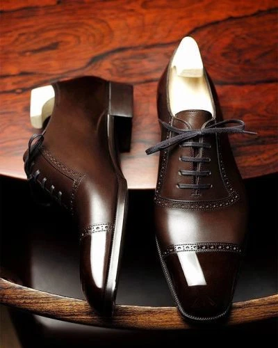 Genuine leather dress clearance shoes