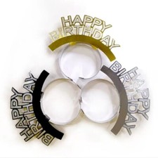 Birthday Headband Tiara Party Favors birthday decoration pack of 10