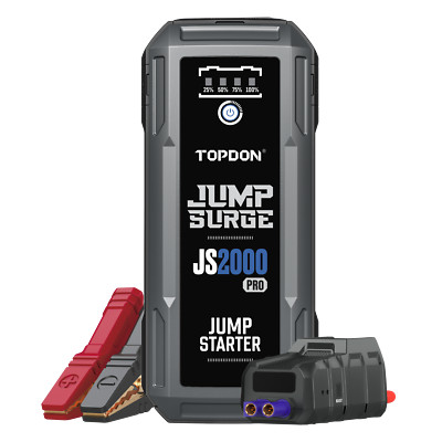 JS2000 Pro 2500A Starthilfe Jump Starter Ladegerät Booster Powerbank 16000mAh 