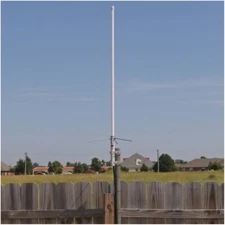 Tram Dual Band Vertical Base Antenna UHF VHF High Gain Fiberglass Ham Radio NEW