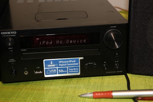 Onkyo CR-545 -HiFi-Receiver - USB - Apple-iPhone/Pod - CD/MP3 - Bild 11 von 15