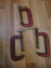 LOT of 3 - Three 114 4-Inch CLAMPS Clamp Vice Grip Lot - MADE IN USA !!!