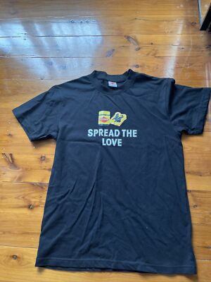 Spread The Love -Vegemite T Shirt Black Sz small S