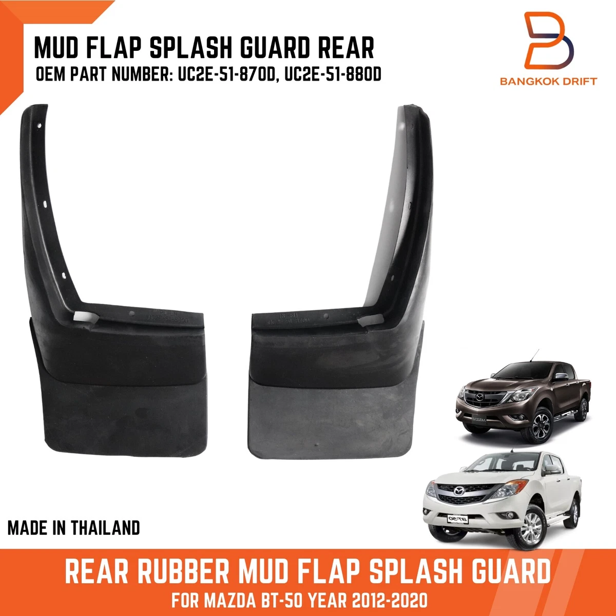 Mazda bt 2024 50 mud flaps
