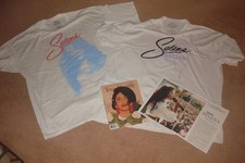 SELENA QUINTANILLA PEREZ - RARE SOLD OUT MUSEUM T-SHIRT,  EXTRA  FREE MAG 