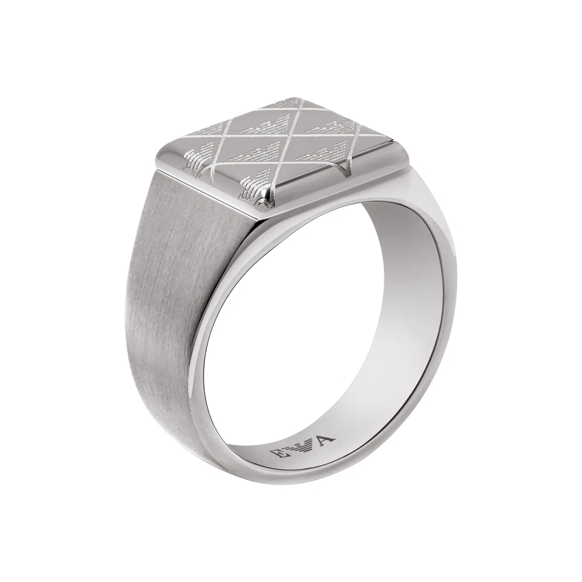 Emporio Armani 不锈钢时尚戒指| eBay