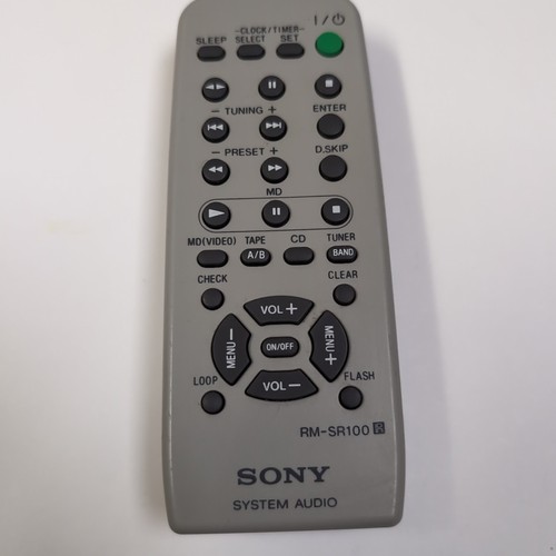 SONY RM-SR100 AUDIO SYSTEM REMOTE CONTROL 'TESTED' GENUINE ORIGINAL - Picture 4 of 12