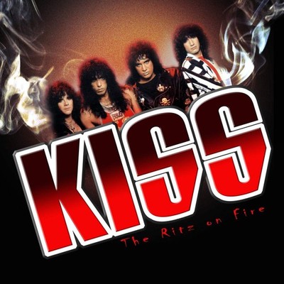 KISS BEST OF THE RITZ ON FIRE 1988 LP New