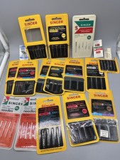 Lot of Sewing Machine Needles Set Singer Etc Over 40 Heavy Duty Ball Point Knit