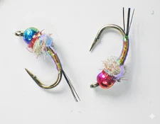 Rainbow Warrior Tungsten Nymphs - Premium Trout Fly Fishing Flies