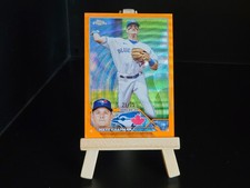 2023 Topps Chrome Matt Chapman Orange Wave Refractor /25 TOR Blue Jays #158