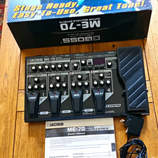 Boss ME-70 Digital Multi-Effects Processor Pedal for Electric Guitar Box Manual
