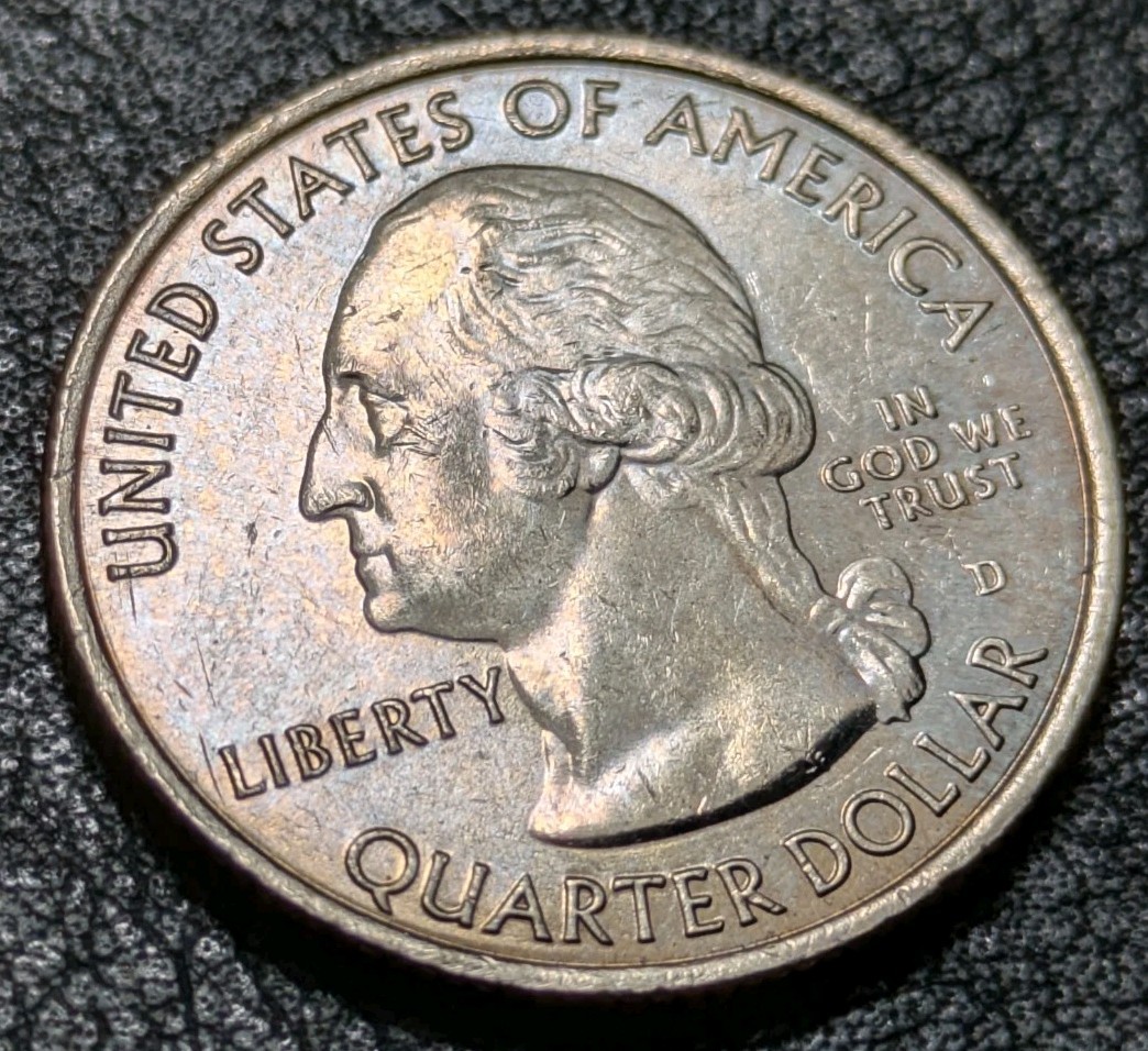 2013-D 25c Atb White Mountain Quarter Heavily POLISHED DIES OVER